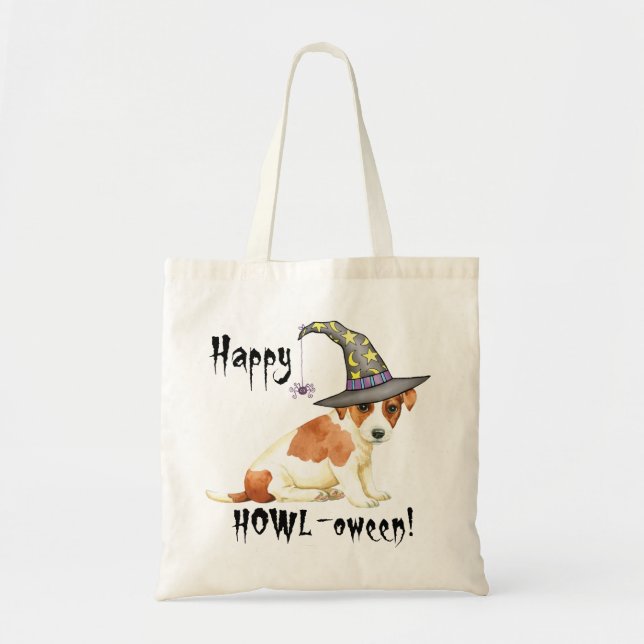 Sac fourre-tout Russell Terrier Witch (Devant)