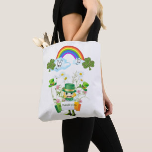 Sac fourre-tout Saint Patrick's Day Rainbow