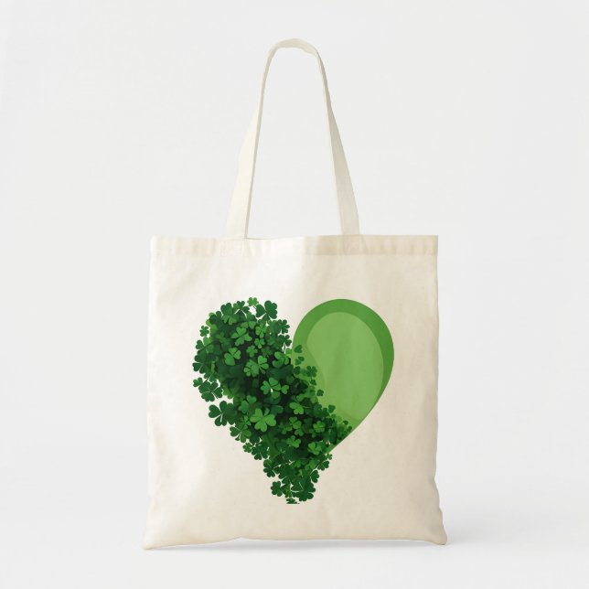 Sac fourre-tout Shamrock de la Irish Pride - Saint (Devant)