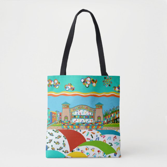 Sac fourre-tout Shell de Sea Isle City Band (Devant)