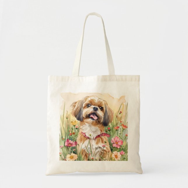 Sac fourre-tout Shih Tzu - Sac fourre-tout de chie (Devant)