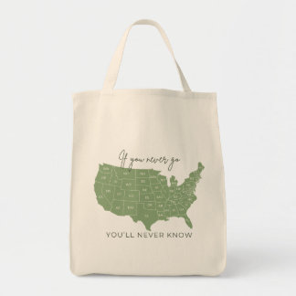 sac fourre-tout "Si tu n'y vas jamais"