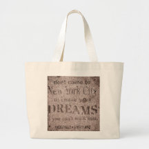 sac fourre-tout "Sidewalk Dreams-Little Italy, NYC
