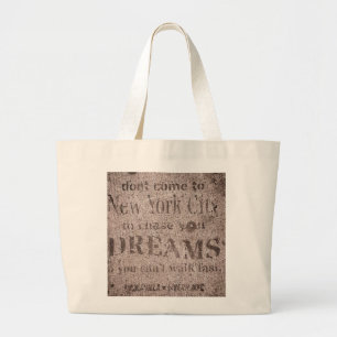 sac fourre-tout "Sidewalk Dreams-Little Italy, NYC