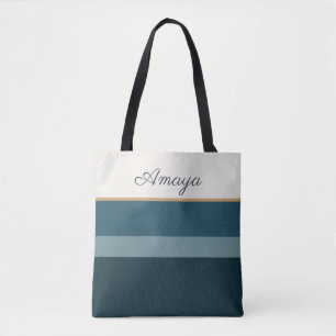 Sac fourre-tout Signature Name – Élégant style ray
