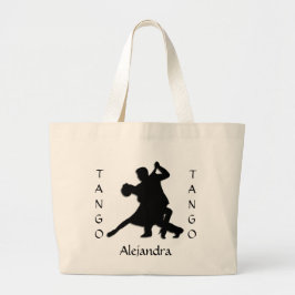 Sac fourre-tout Silhouette de danse tango personna