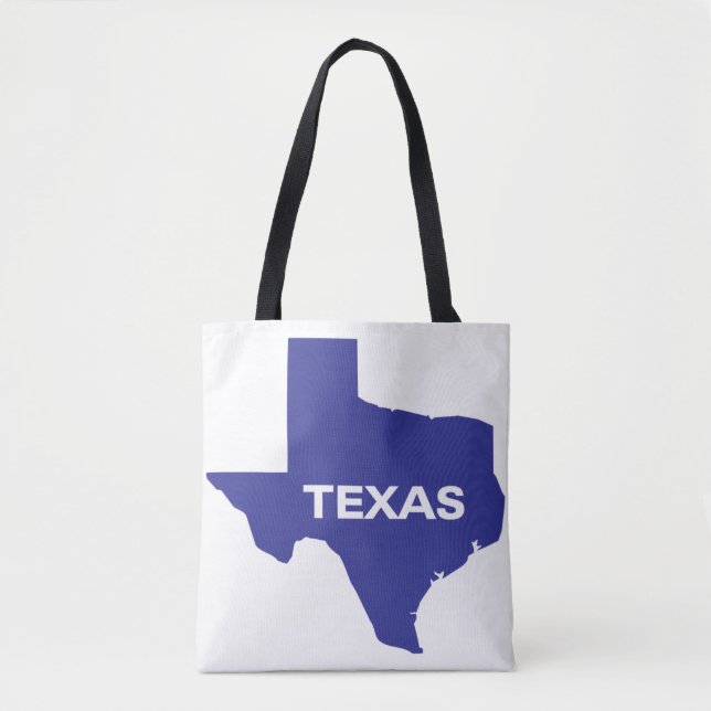 Sac fourre-tout silhouette du Texas (Devant)