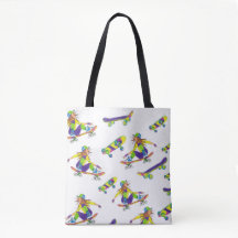 Sac fourre-tout Skateboarder Girl
