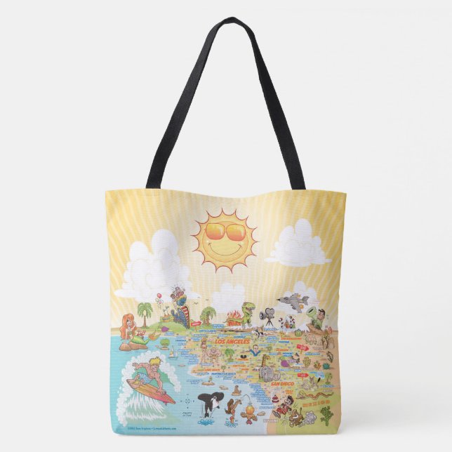 Sac fourre-tout SoCal ensoleillé (Dos)