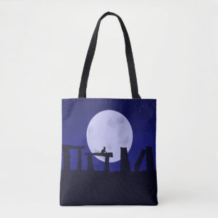Sac fourre-tout Solstice Moon avec chaton