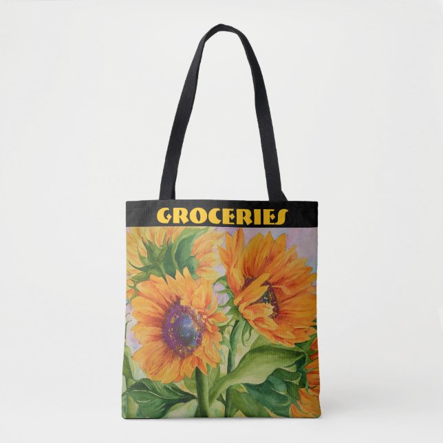 Sac fourre-tout Sun Flower (Devant)