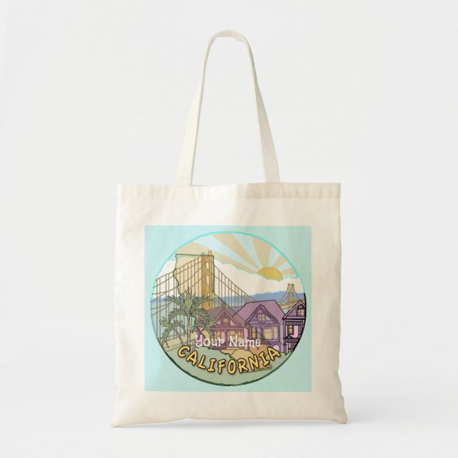Sac fourre-tout Sunny California (Devant)