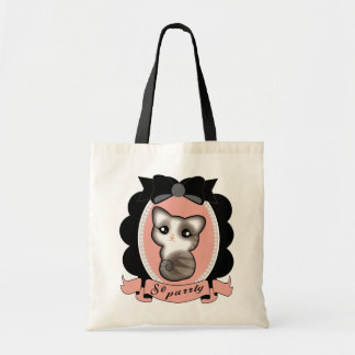 Sac fourre-tout tellement purrty à chaton