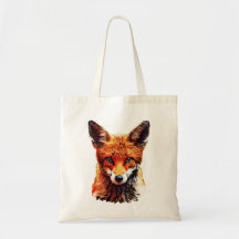 Sac fourre-tout tendance Red Fox Head