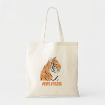 Sac fourre-tout tigre