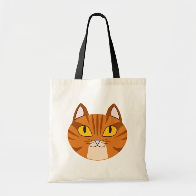 Sac fourre-tout tigré orange (Devant)