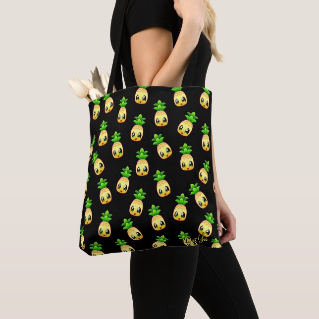 Sac fourre-tout tiré par la main mignon à motif (De près)