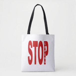 Sac fourre-tout Tote d'épaule STOP CORONA