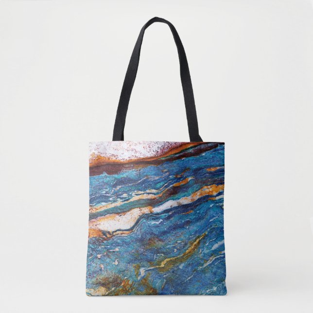 Sac fourre-tout tout-en-impression Motif en pierre (Devant)