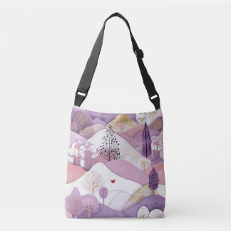 Sac fourre-tout tout imprimé avec bandoulière. tai