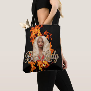 Sac fourre-tout tout-imprimé Boss Lady