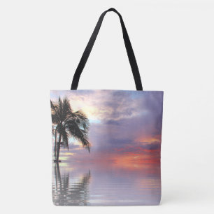Sac fourre-tout tout-imprimé « Coucher de soleil m