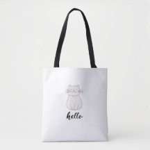 Sac fourre-tout tout imprimé, taille moyenne