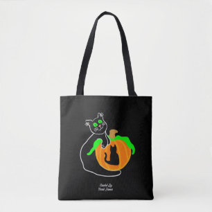 Sac fourre-tout tout-sur-impression du Citrouille 
