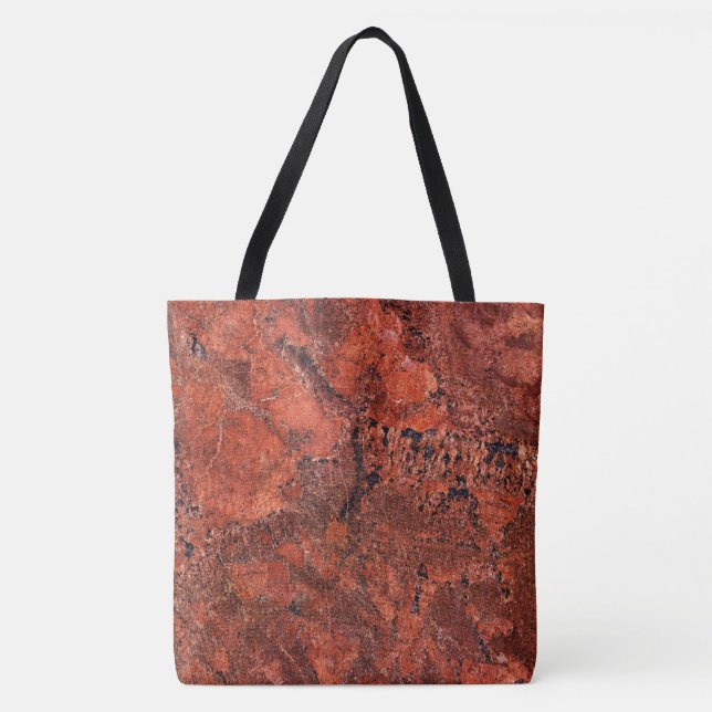 Sac fourre-tout tout-sur-impression Motif en pierr (Devant)