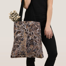 Sac fourre-tout tout-sur-impression Motif en pierr