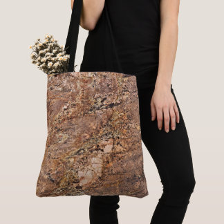 Sac fourre-tout tout-sur-impression Motif en pierr