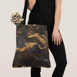 Sac fourre-tout tout-sur-impression Motif en pierr