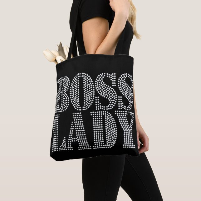 Sac fourre-tout Tout-Sur-Imprimé Lady Boss (De près)