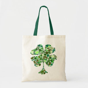 Sac fourre-tout trèfle à quatre feuilles irlandais