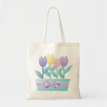 Sac fourre-tout Tulipes au printemps