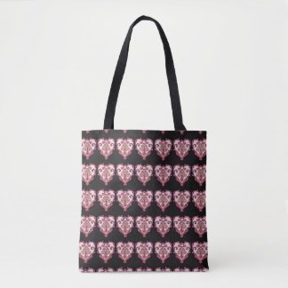 Sac fourre-tout unique à coeur, cartable, sac