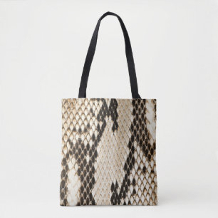 Sac fourre-tout unique à peau de serpent de mode