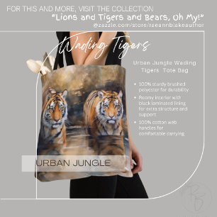Sac fourre-tout Urban Jungle Wading Tigers