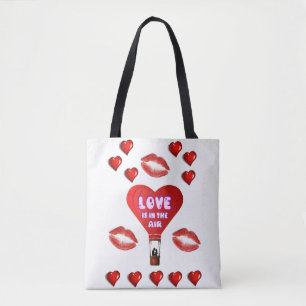 Sac fourre-tout valentines jour amour coeur