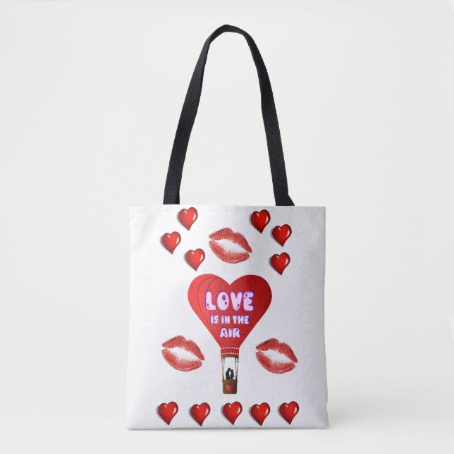 Sac fourre-tout valentines jour amour coeur (Devant)