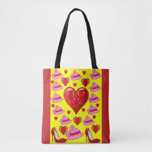 sac fourre-tout valentines jour amour coeur