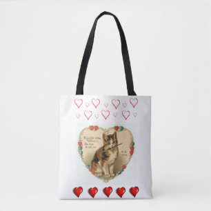 Sac fourre-tout valentines jour amour coeur
