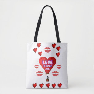 Sac fourre-tout valentines jour amour coeur