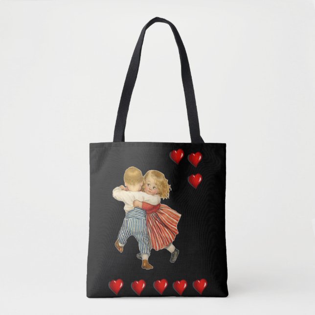 Sac fourre-tout valentines jour amour coeur (Devant)
