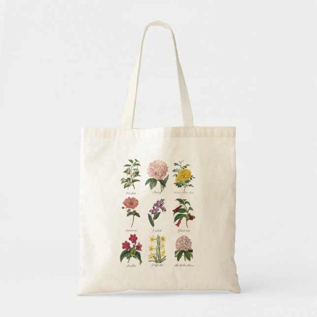 Sac fourre-tout végétal vintage (Devant)