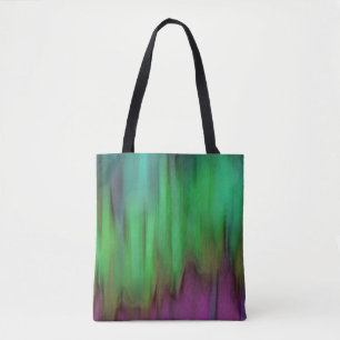 Sac fourre-tout vert Aurora Borealis