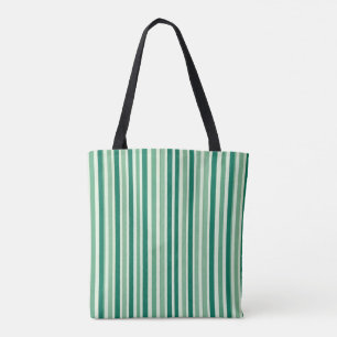 Sac fourre-tout, vert chasseur rayure vert clair v