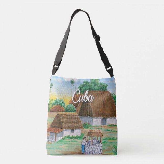 Sac fourre-tout Village Cubain (Dos)