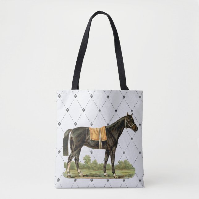 Sac fourre-tout vintage à cheval (Devant)