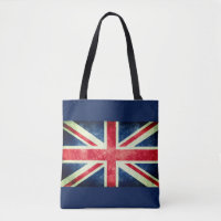 Sac fourre-tout vintage à drapeau d'Union Jack